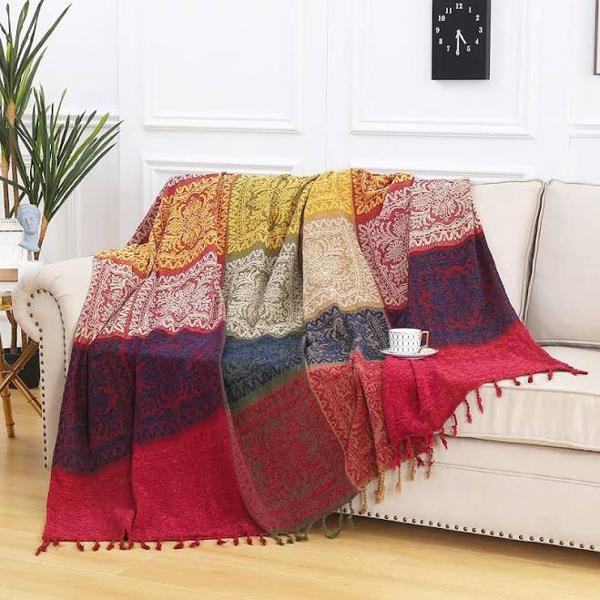 Oversized Woven Meditation Throw